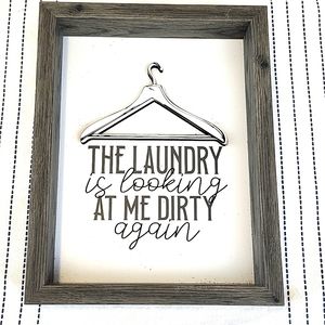 Dirty Laundry Sign